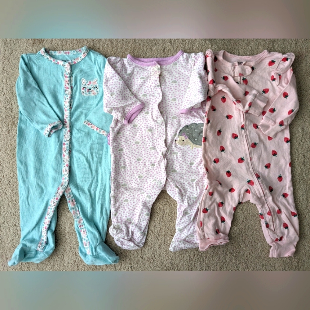 Baby Girl Pajama Sleepers
